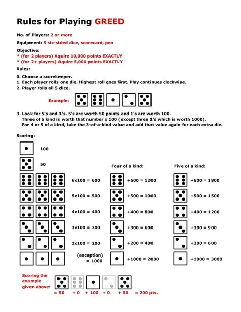 10000 dice|10 thousand dice game rules.